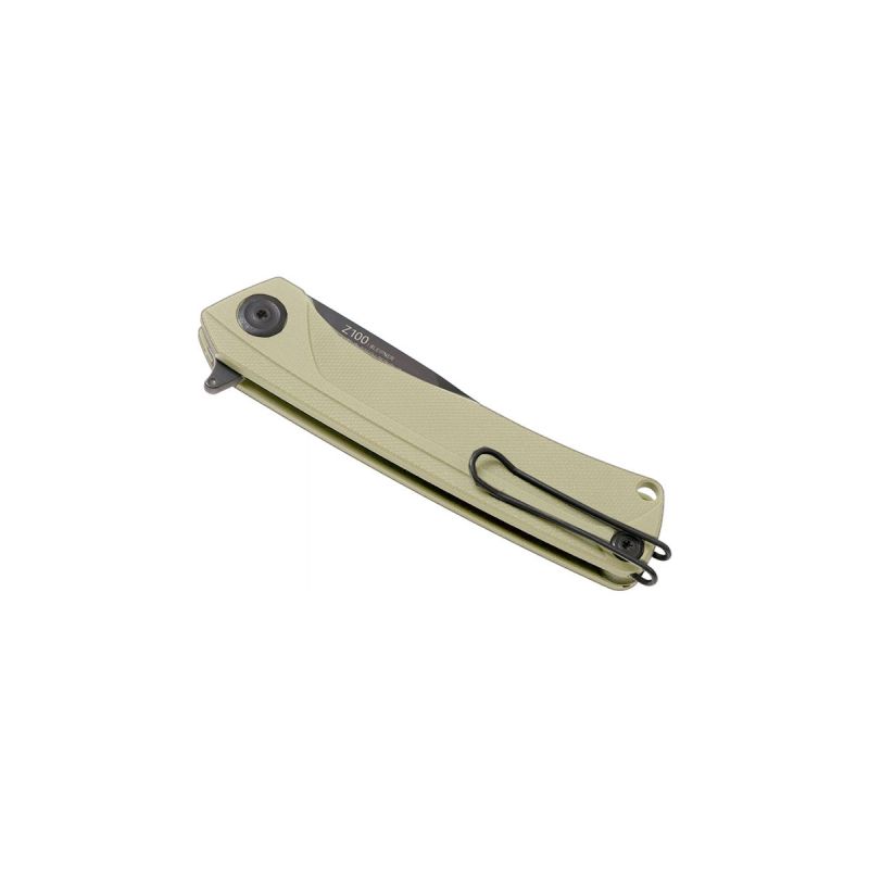 ANV Knives Z100 DLC Black G10 White ANVZ100-022