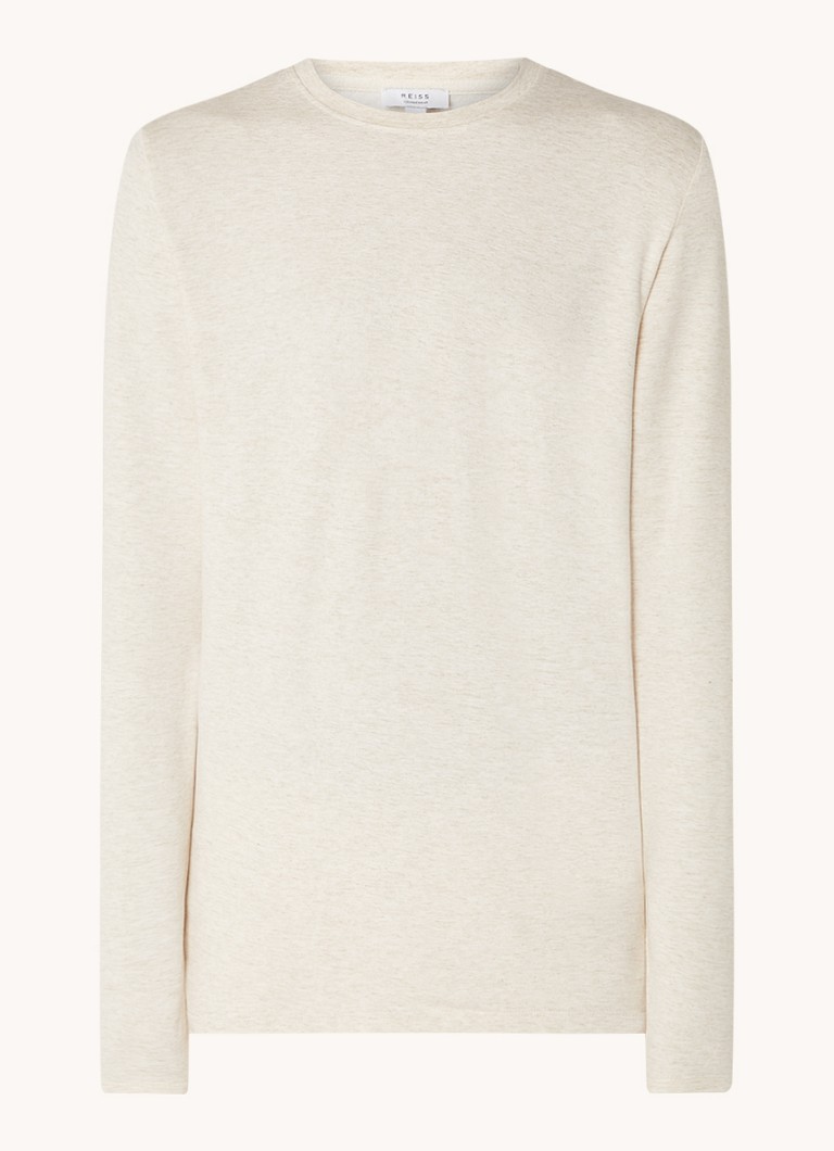 Reiss Adam fine-knit pullover with melange design