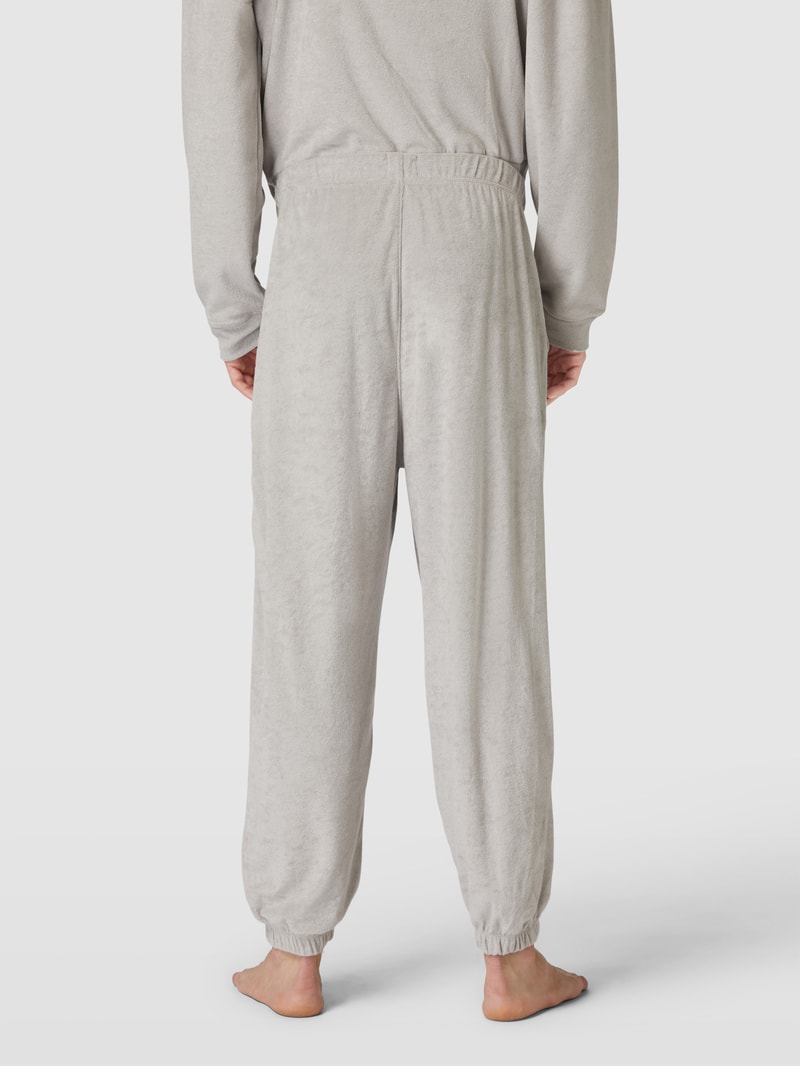Sweatpants aus Frottee Modell 'COZY LOUNGE' in stein