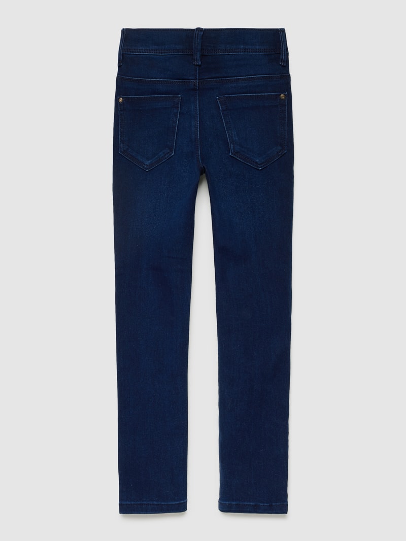 Slim Fit Jeans im 5-Pocket-Design Modell 'POLLY' in dunkelblau
