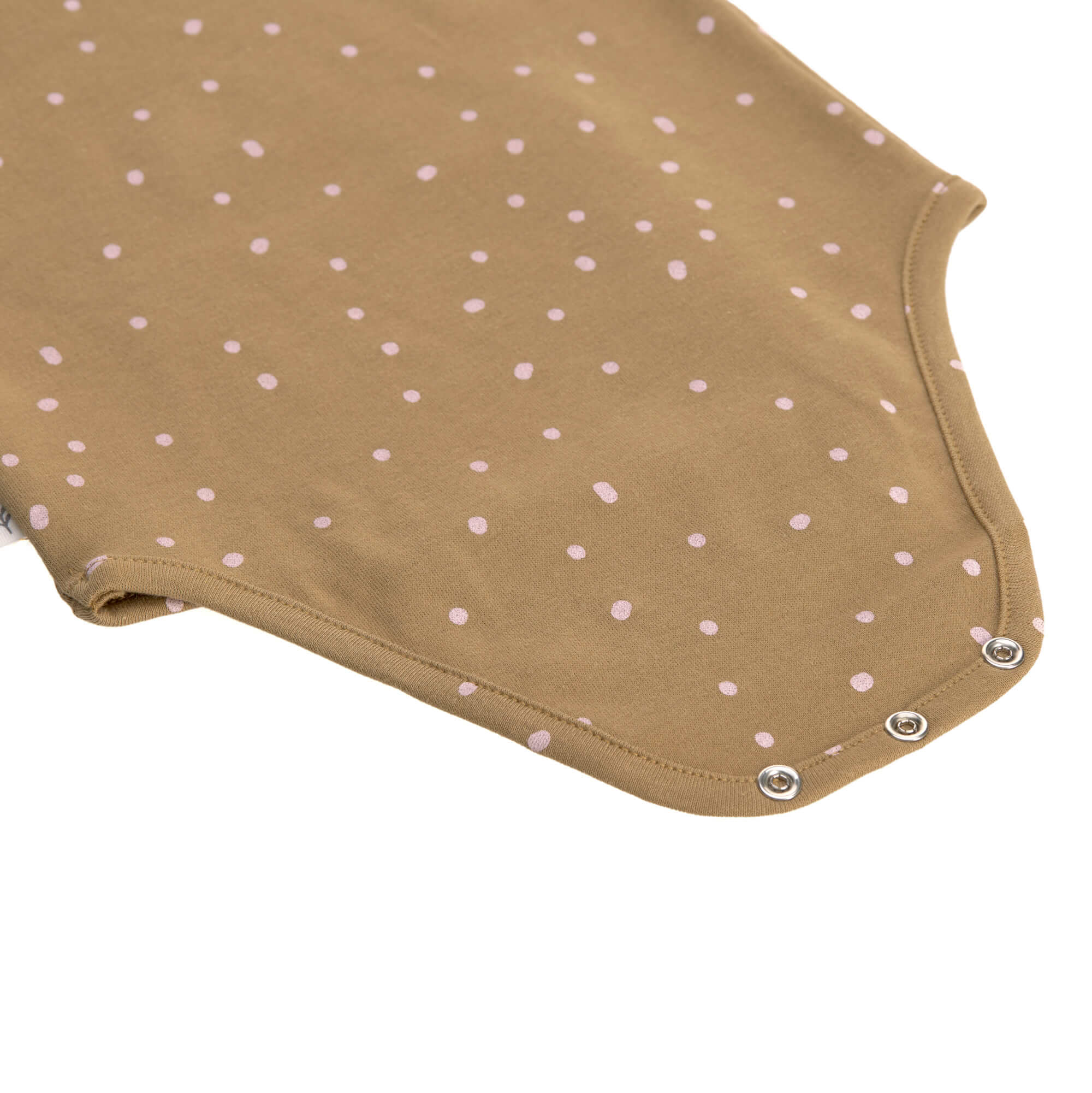 Baby Body kurzarm - Bio Baumwolle, Punkte, Gelb