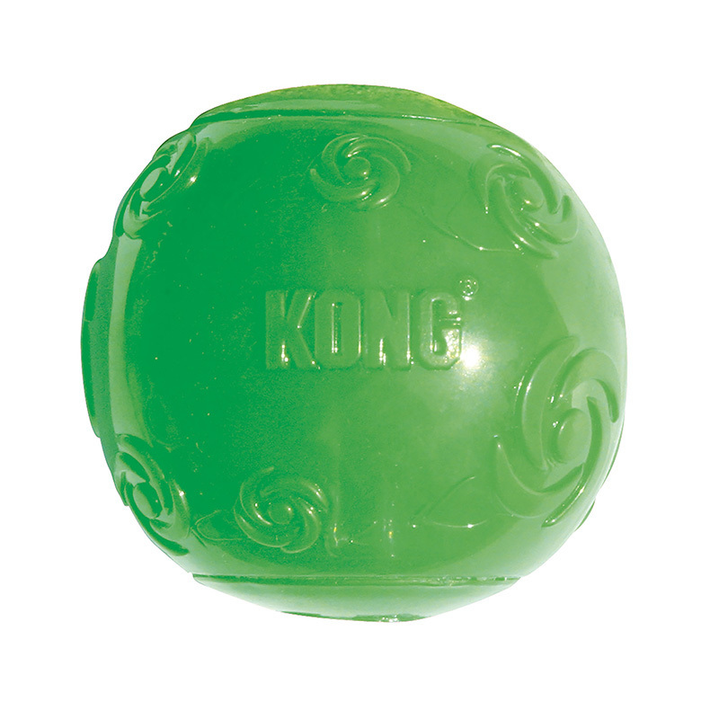 KONG Hundebälle KONG Spielzeug Squeezz Ball L
