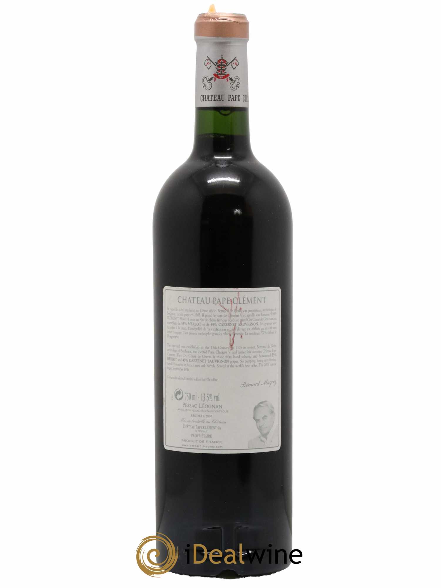 Château Pape Clément Cru Classé de Graves  2005 - Lot de 1 Bouteille