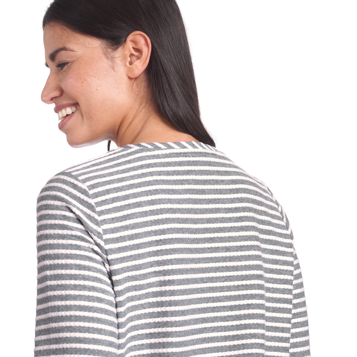 Damen Langarmshirt mit Raffung