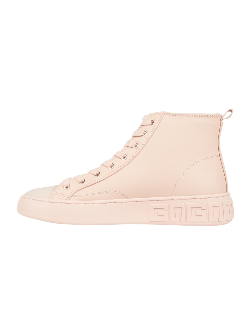 High Top Sneaker aus Leder Modell 'Invyte' in pink