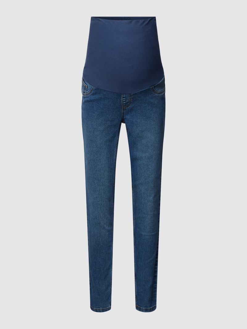Skinny Fit Umstands-Jeans mit Stretch-Anteil in jeans