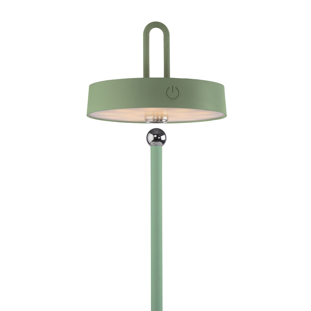 JUST LIGHT Akku Tischleuchte AMAG, 1x LED-Board/1,50Watt/2700Kelvin, IP44, Grün