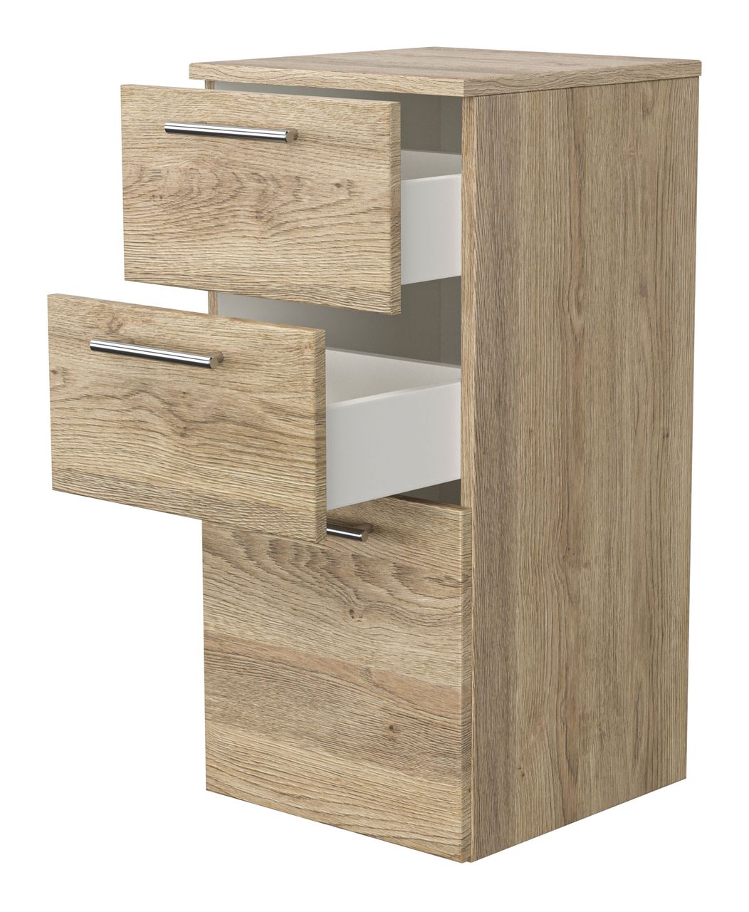 Posseik Midischrank 75cm eiche hell seidenglanz