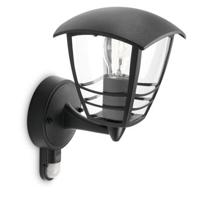 Philips P443605 Creek Vägglampa Svart 1x60W 230V