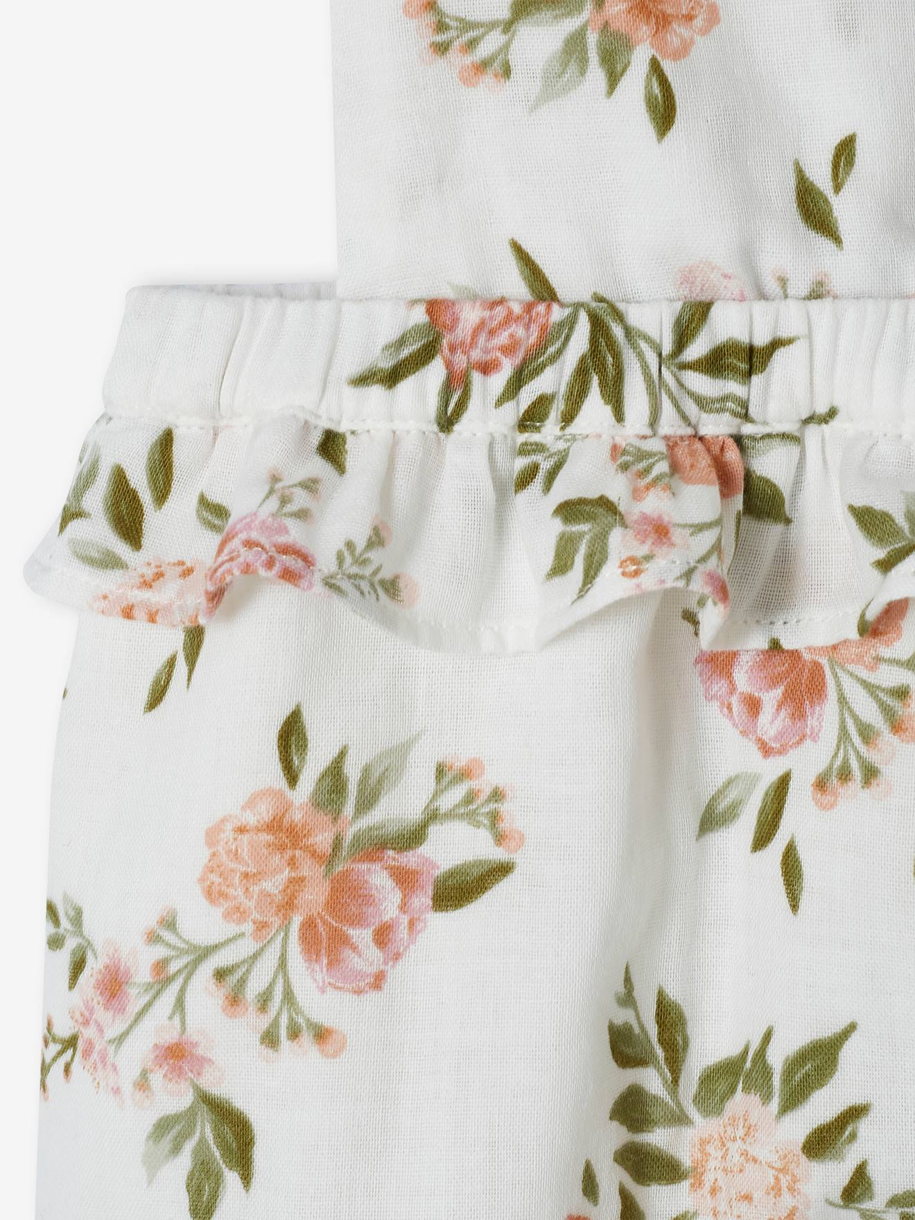 Vertbaudet Mädchen Baby Kurzoverall - weiß