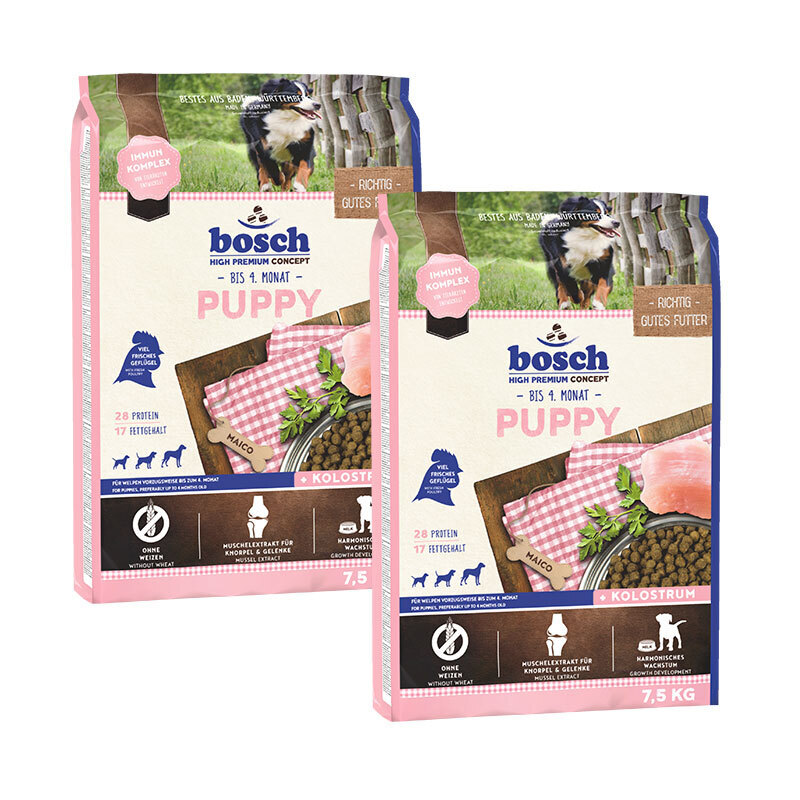 bosch Hundetrockenfutter bosch Puppy 2x7,5 kg