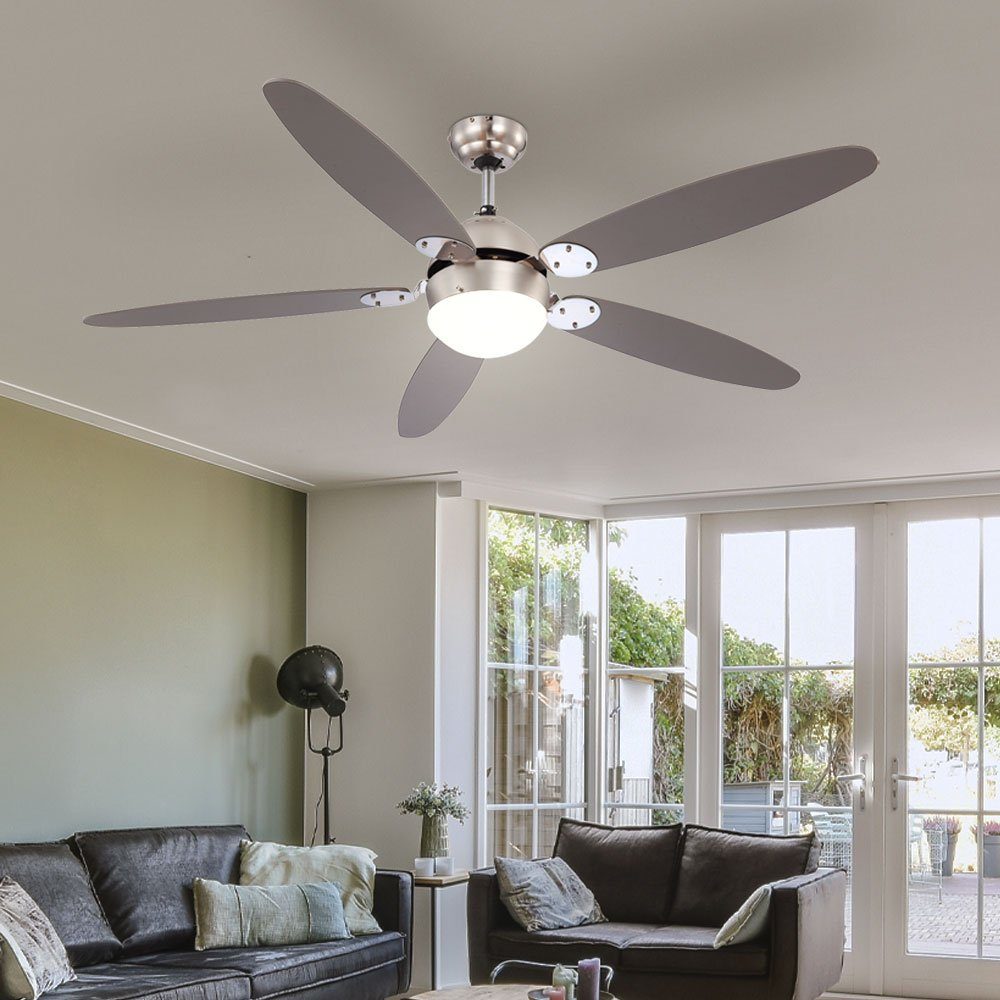 Globo Deckenventilator, Smart Home Decken Ventilator Alexa Google App Leuchte dimmbar im Set