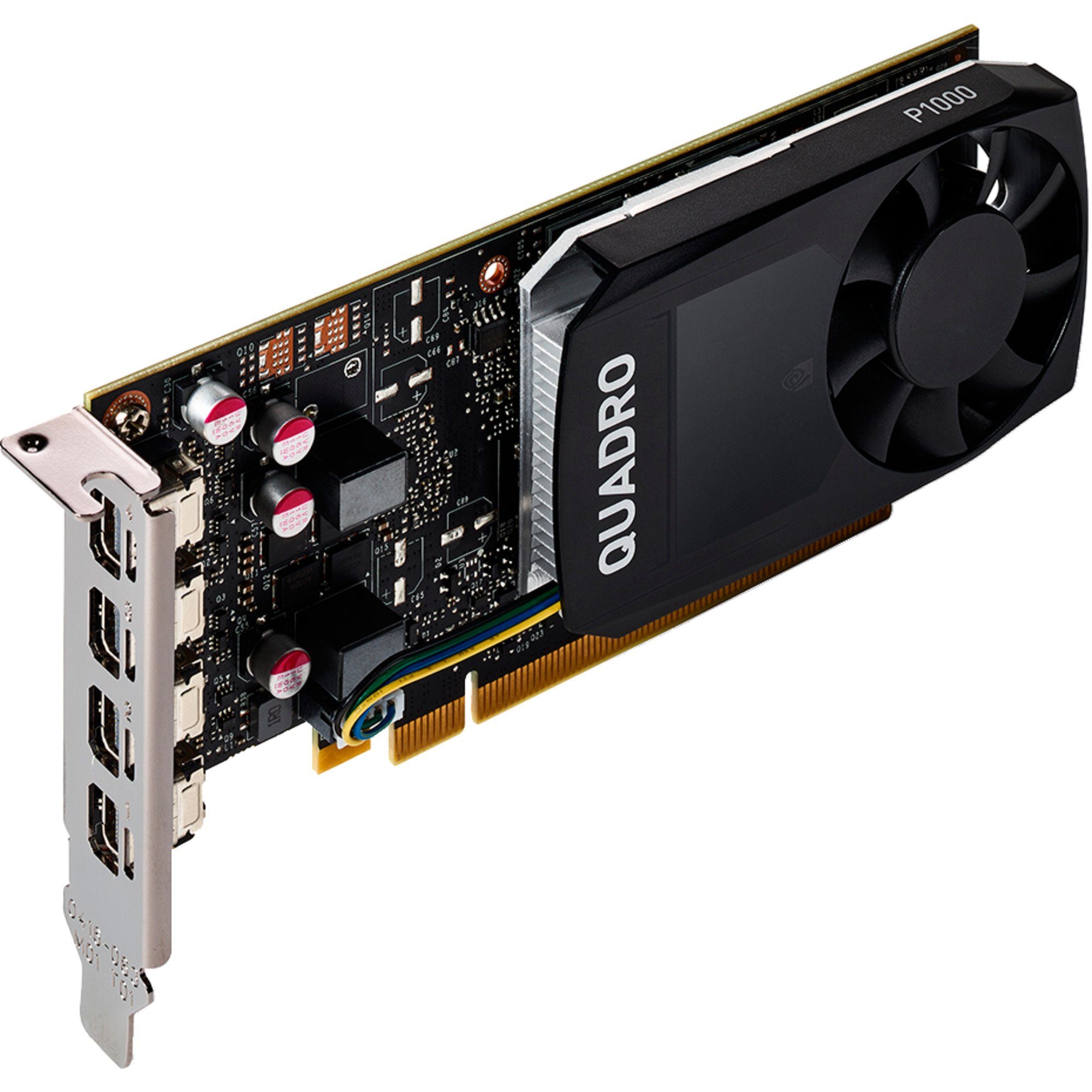 PNY PNY NVIDIA Quadro P1000 V2 DVI, Grafikkarte, (4x Grafikkarte (4 GB)