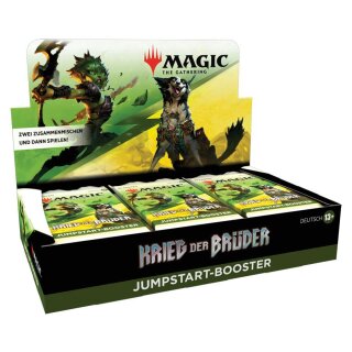 Magic the Gathering: Krieg der Brüder Jumpstart Booster Display (18) (DE)