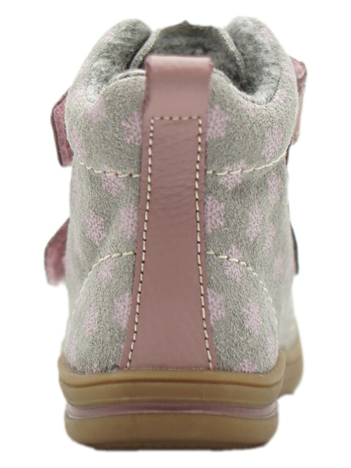 lamino Leder-Boots in Grau günstig kaufen