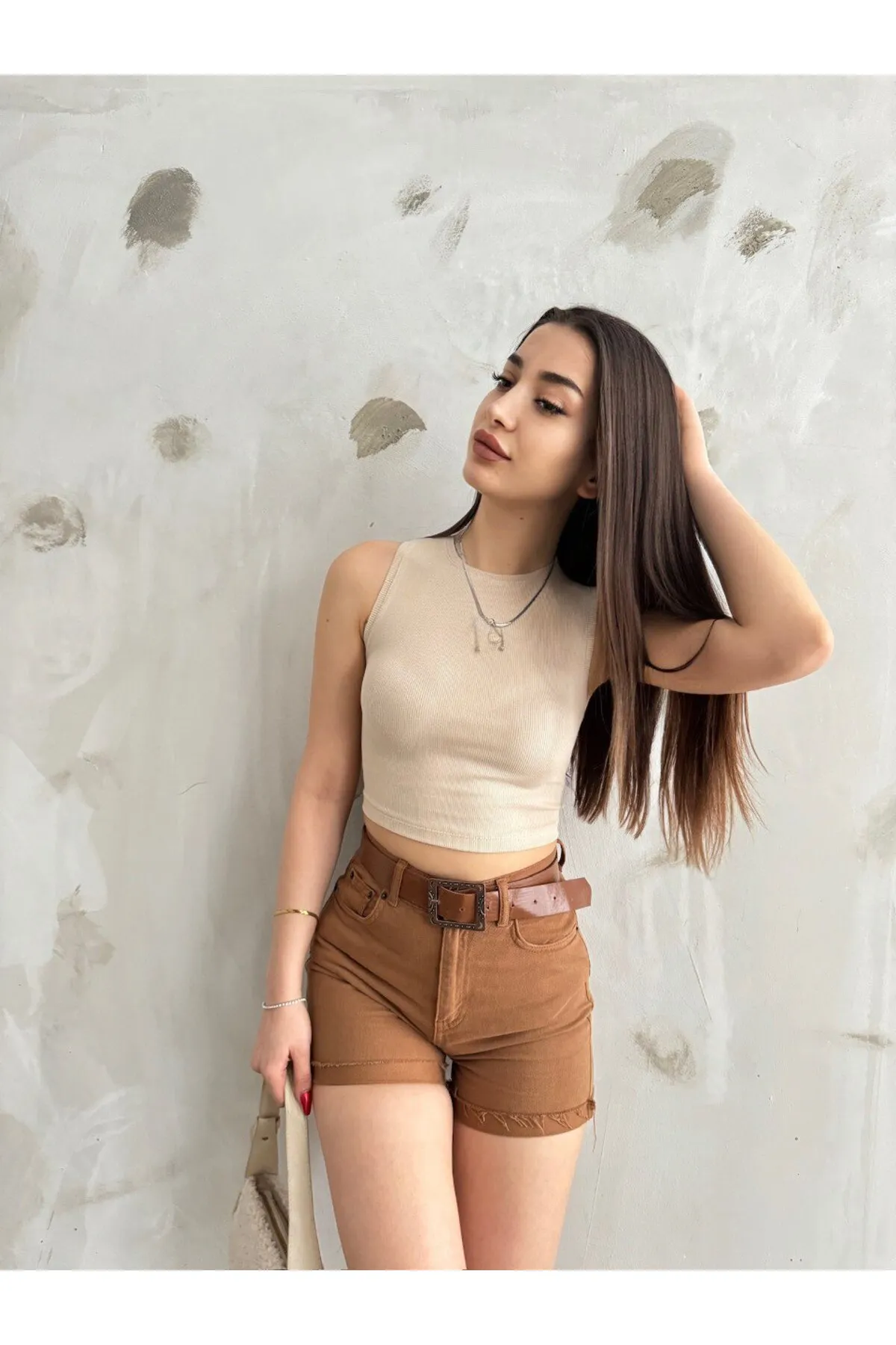 BİKELİFE  Body - Beige - Slim Fit