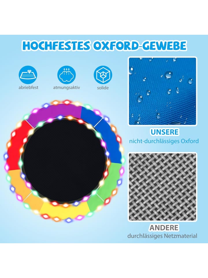 COSTWAY Nestschaukel mit LED in Bunt günstig kaufen onesize