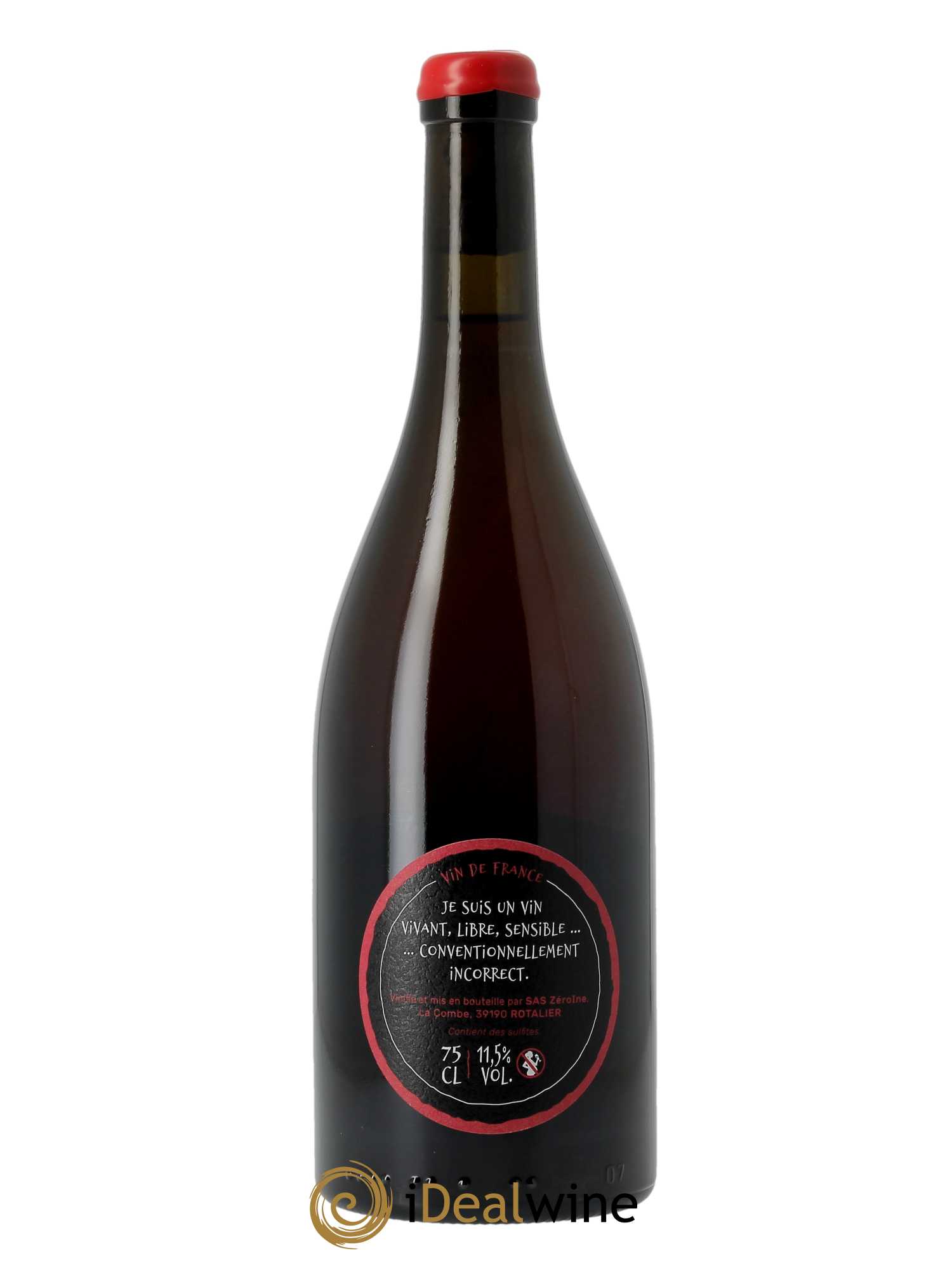 Vin de France Pirie Zeroine  2021 - Lot de 1 Bouteille