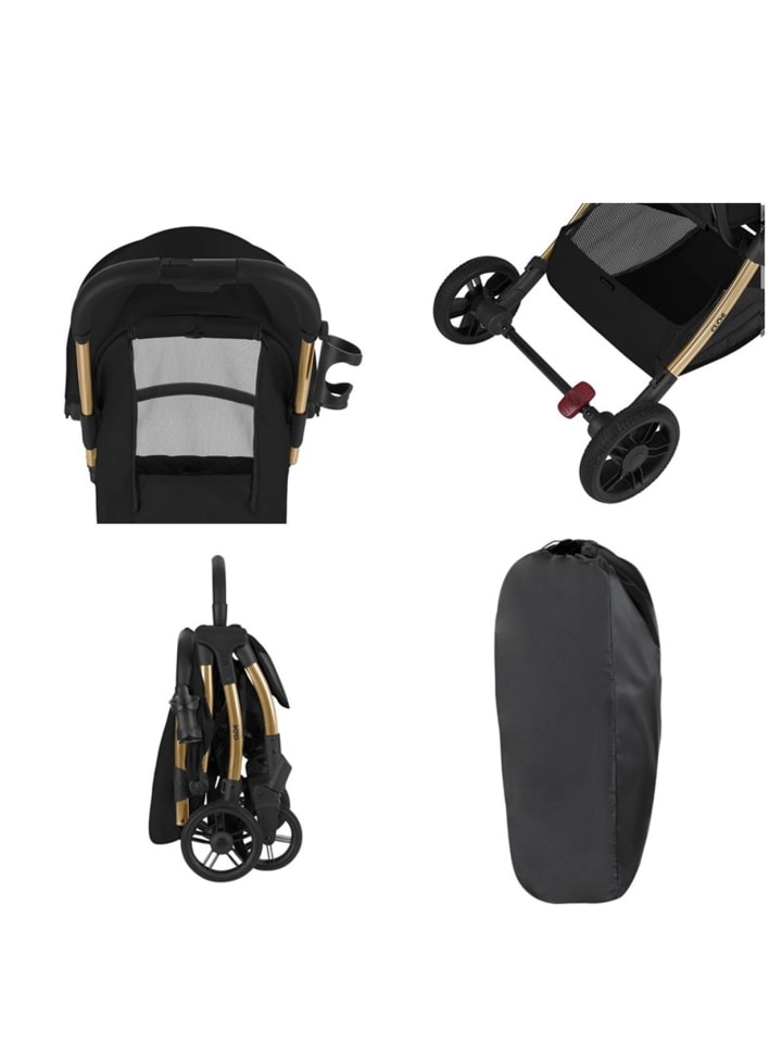 Kikkaboo Kinderwagen Buggy Cloe bis 22 kg in schwarz günstig kaufen onesize