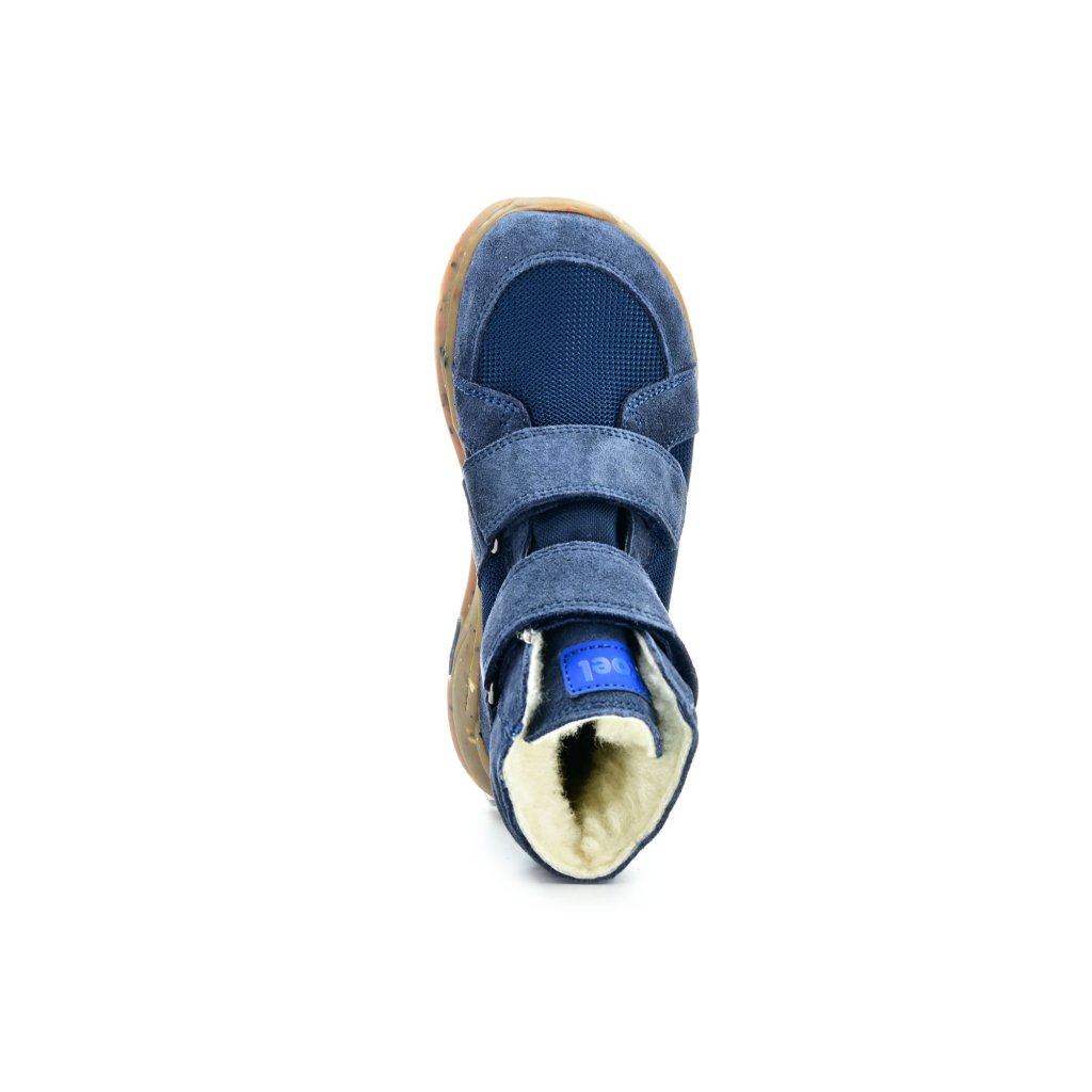 Koel4kids Silas Blue Winter-Barfußschuhe