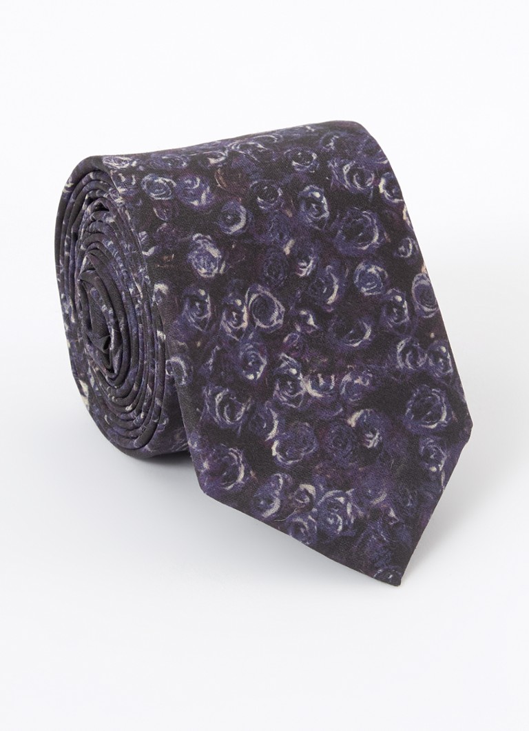 Cravată HUGO BOSS cu imprimeu floral