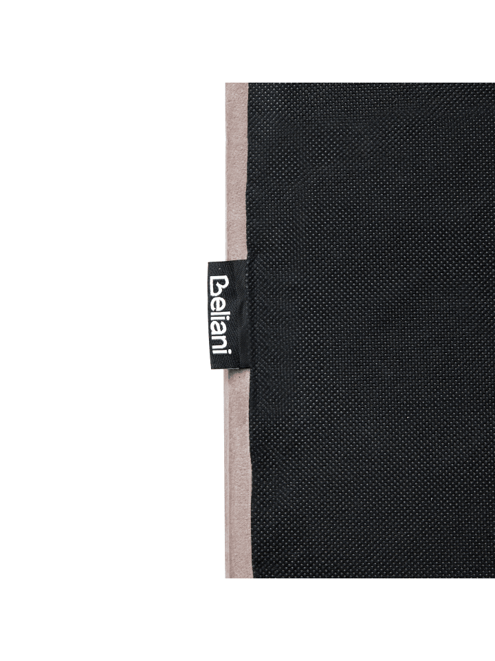 Beliani Doppelbett VINCENNES in Beige/Schwarz - (W) 185 x (H) 124 x (L) 213 cm günstig kaufen onesize
