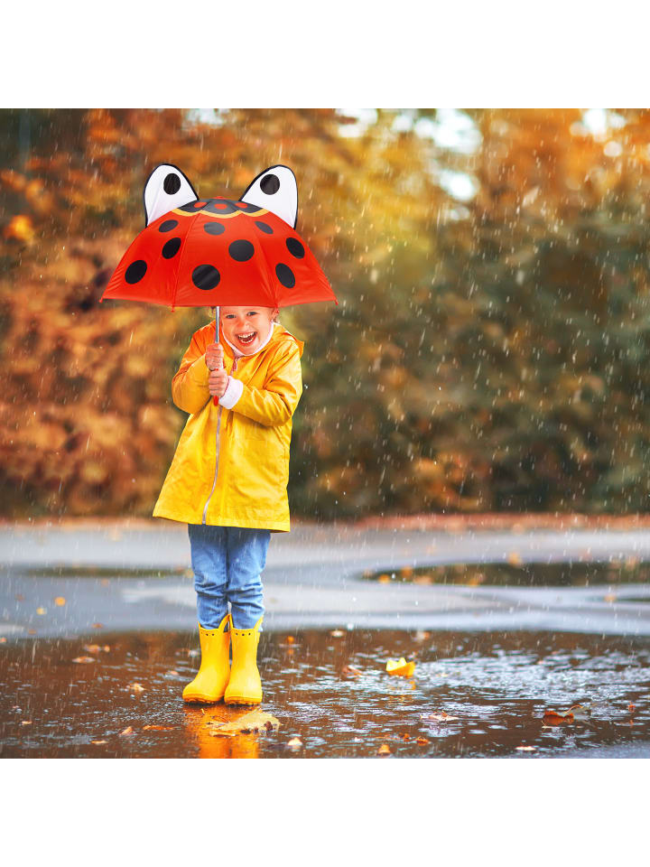 relaxdays Kinderregenschirm Marienkäfer in Rot günstig kaufen onesize