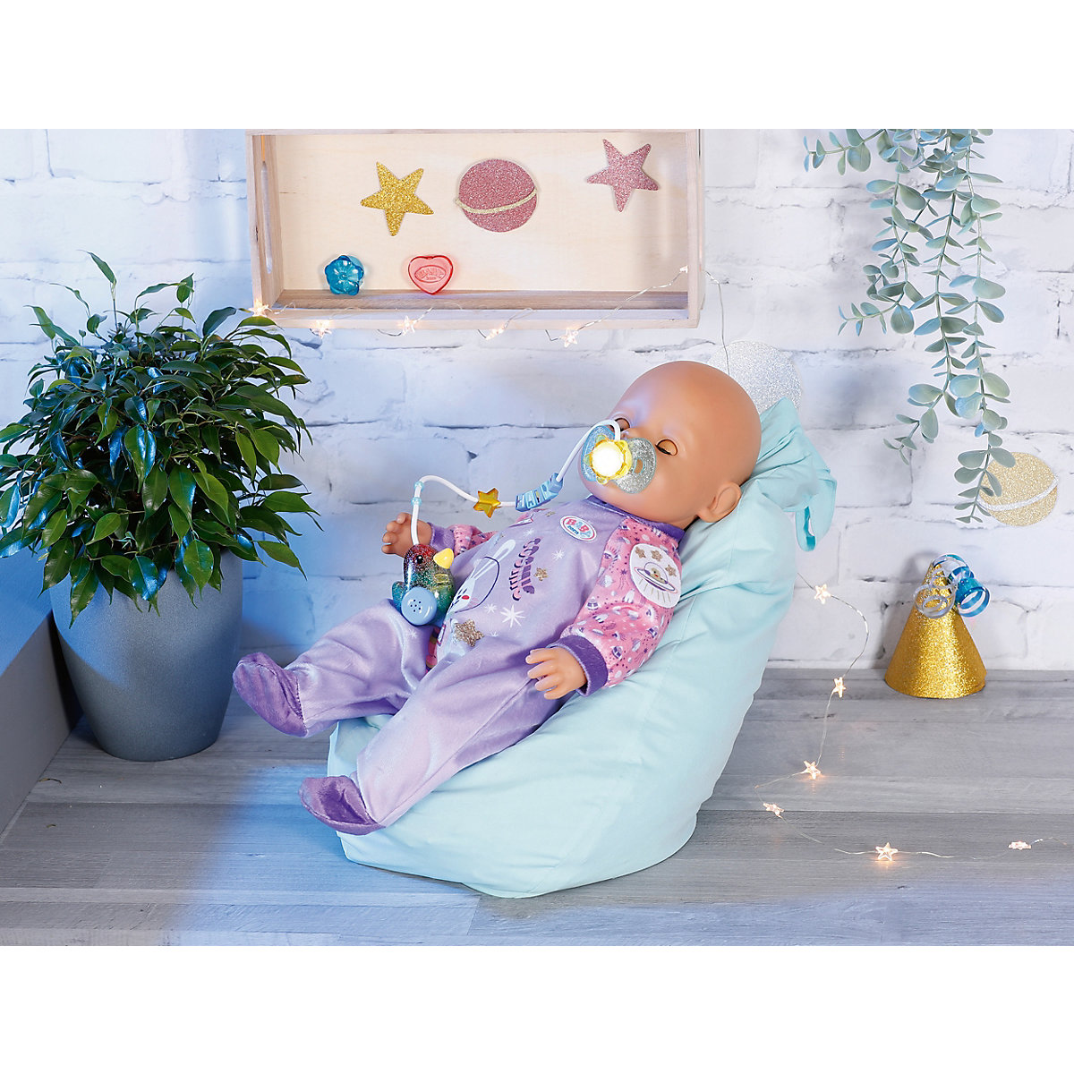 BABY born® Happy Birthday Interactive Magic Schnuller 43 cm