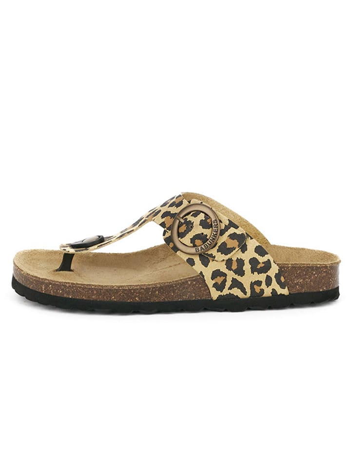 BABUNKERS Family Zehentrenner in Beige/ Braun günstig kaufen