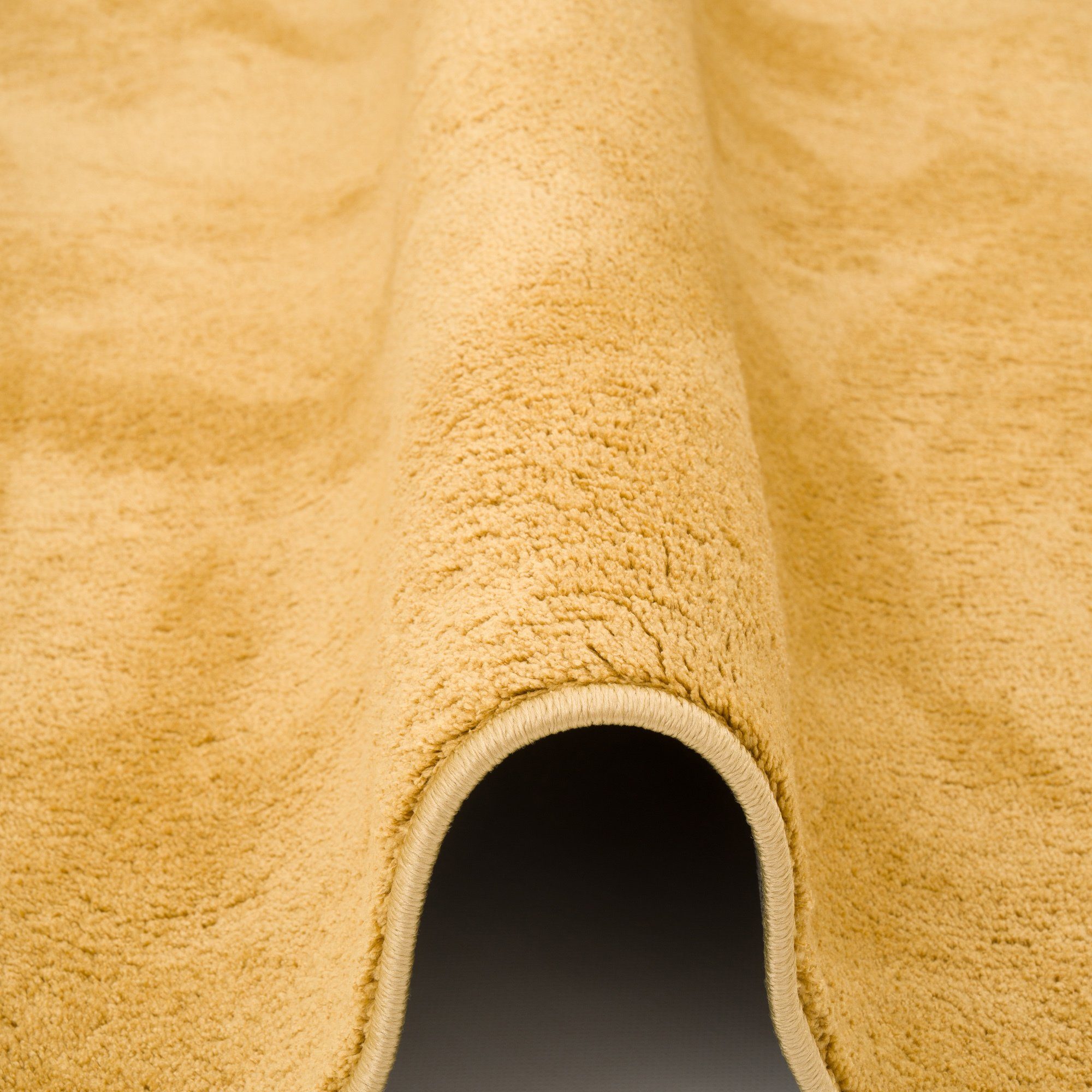 Hochflor-Teppich Luxus Super Soft Hochflor Teppich Melia Rund, Pergamon, Rund, Höhe: 20 mm