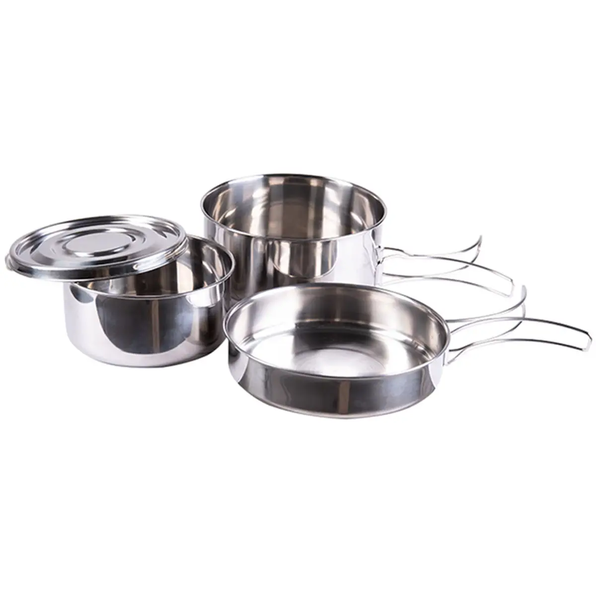 Kochset Edelstahl 4-teilig