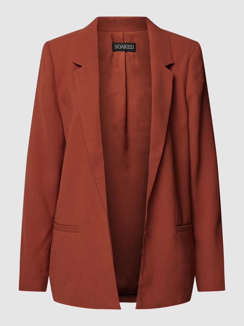 Blazer mit offener Vorderseite Modell 'Shirley' in terrakotta