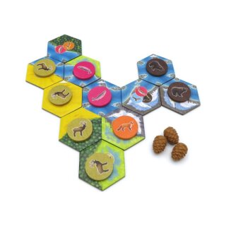 Nature Tokens for Cascadia – 25 Pieces