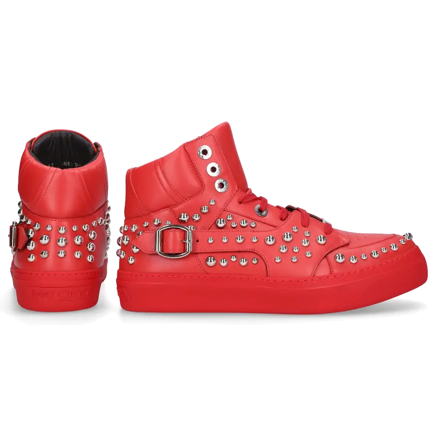 Jimmy Choo - Sneaker high RUBEN Kalbsleder - rot