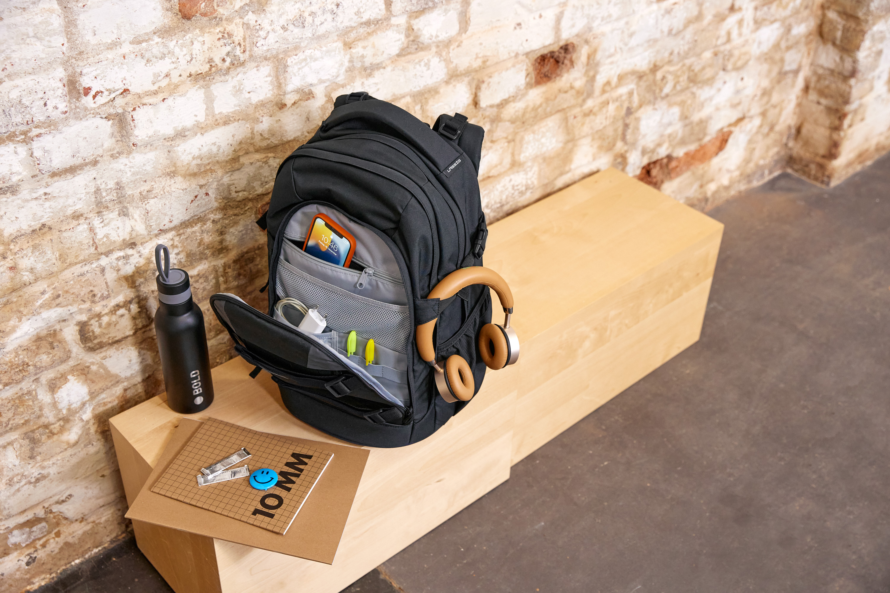 Schulrucksack - BOLD Origin, Schwarz