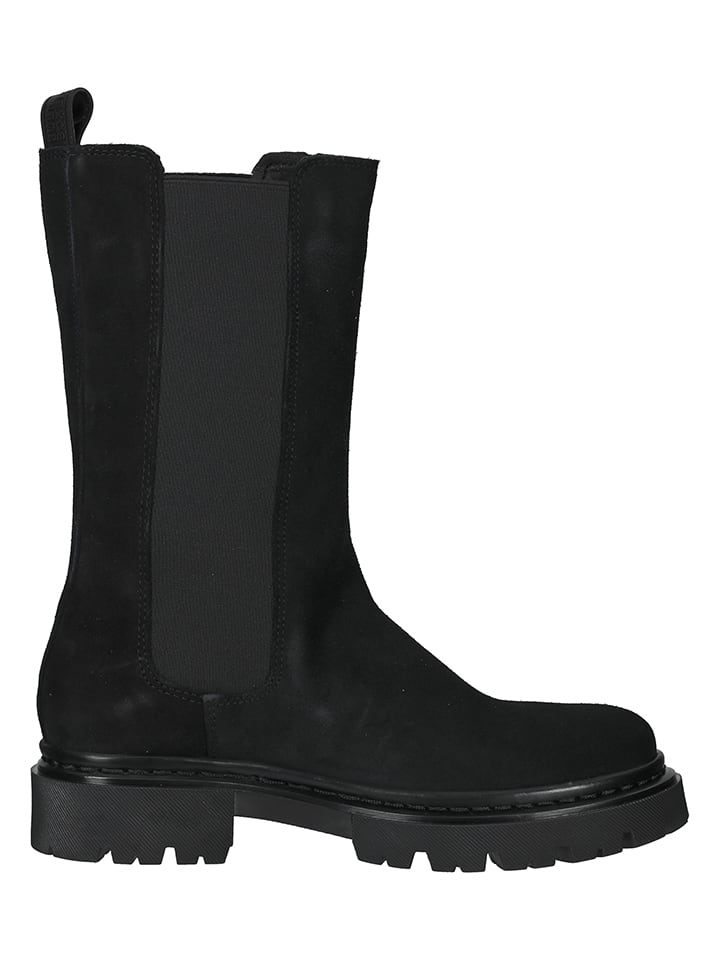 Ara Shoes Leder-Chelsea-Boots in Schwarz günstig kaufen