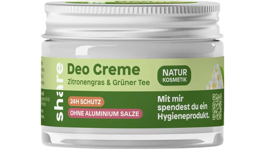 share Deocreme Zitronengras & grüner Tee 50 ml