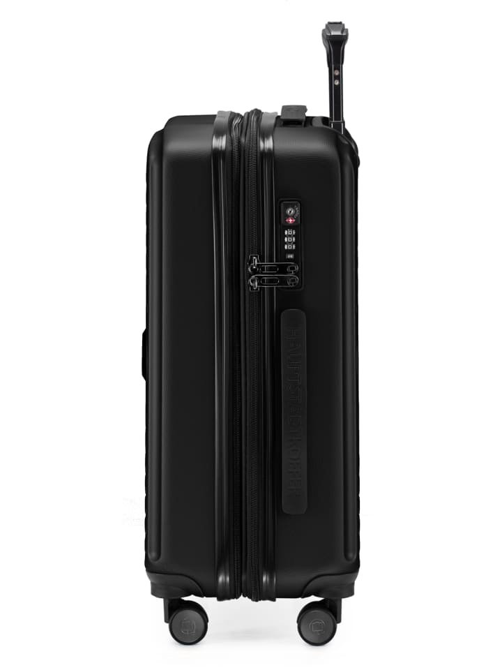 Hauptstadtkoffer Mitte - Handgepäck Bordgepäck-Trolley Koffer, TSA, in Schwarz günstig kaufen S