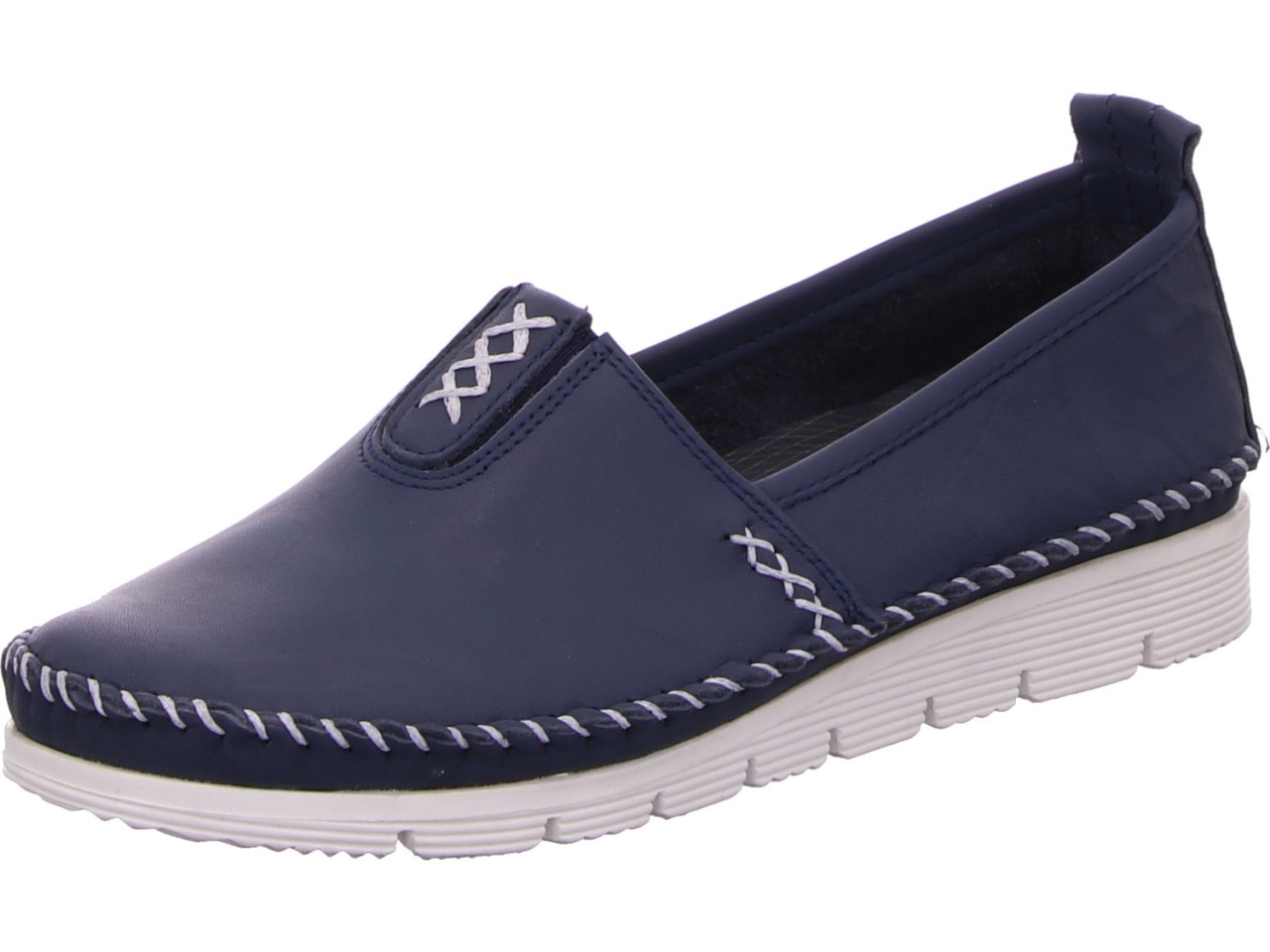 DIVERSE Komfort Slipper blau Slipper marineblau