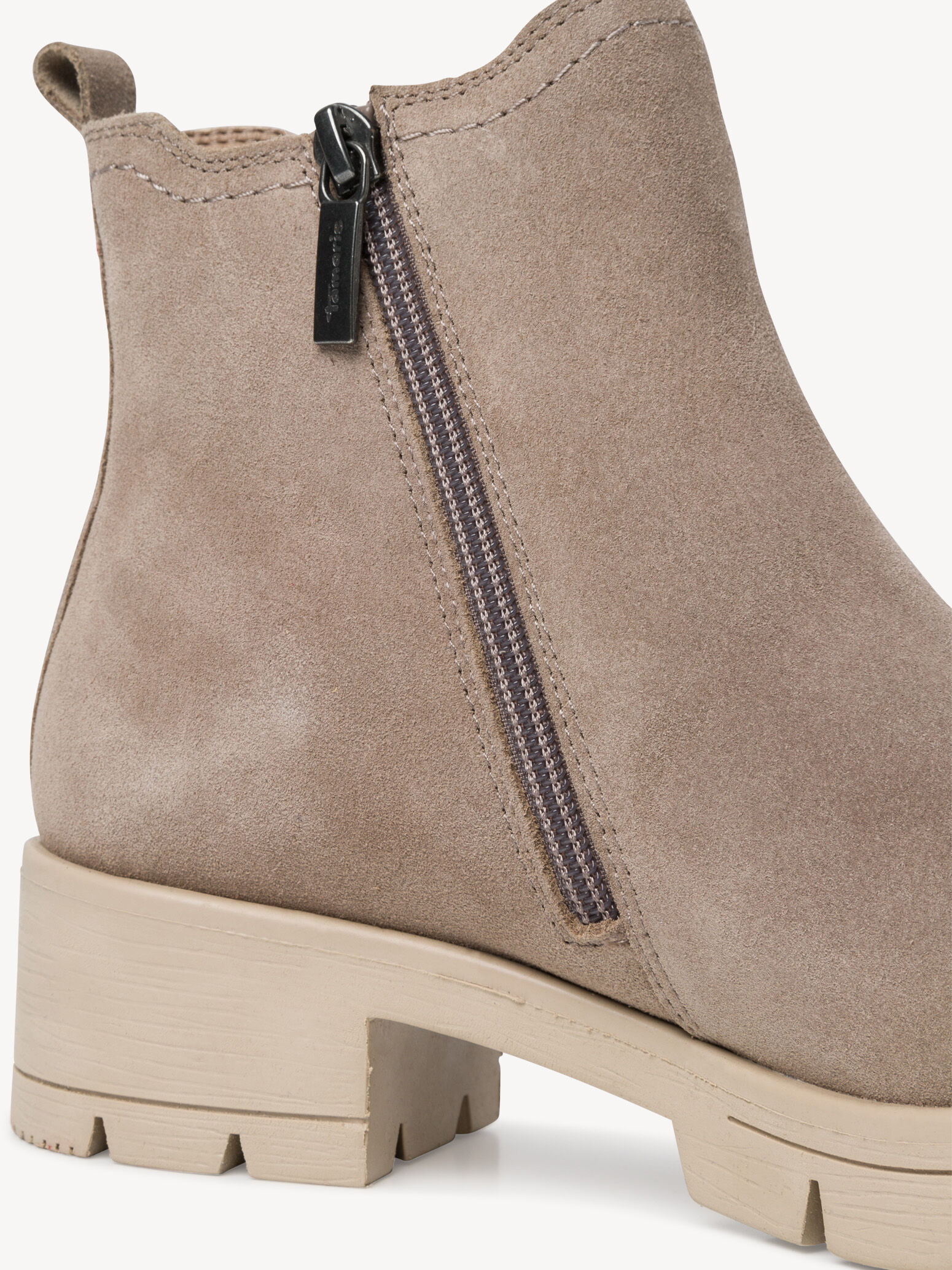 Bottine Chelsea en cuir - marron