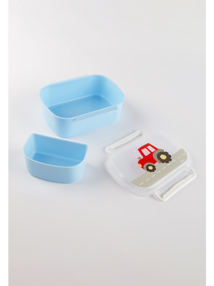 Sigikid Brotdose Lunchbox mit Rohkostschälchen in hellblau günstig kaufen onesize