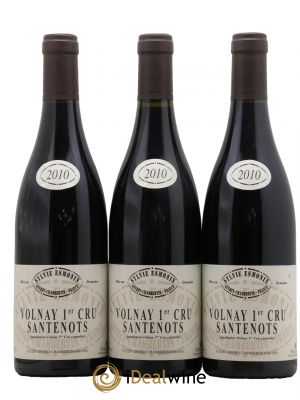 Volnay 1er Cru Santenots Sylvie Esmonin  2010 - Lot de 3 Bouteilles