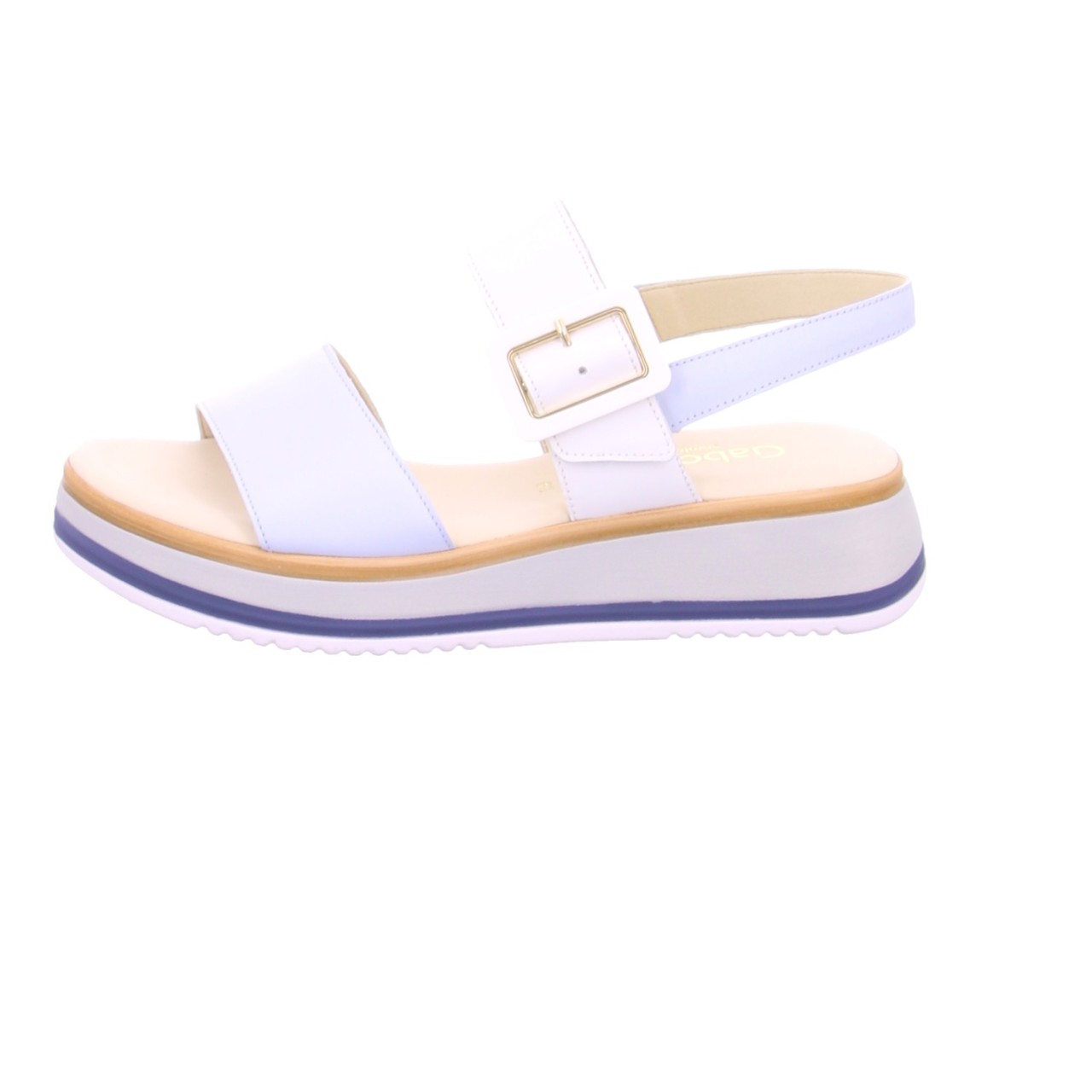 GABOR Komfort Sandalen blau Plateau Sandale