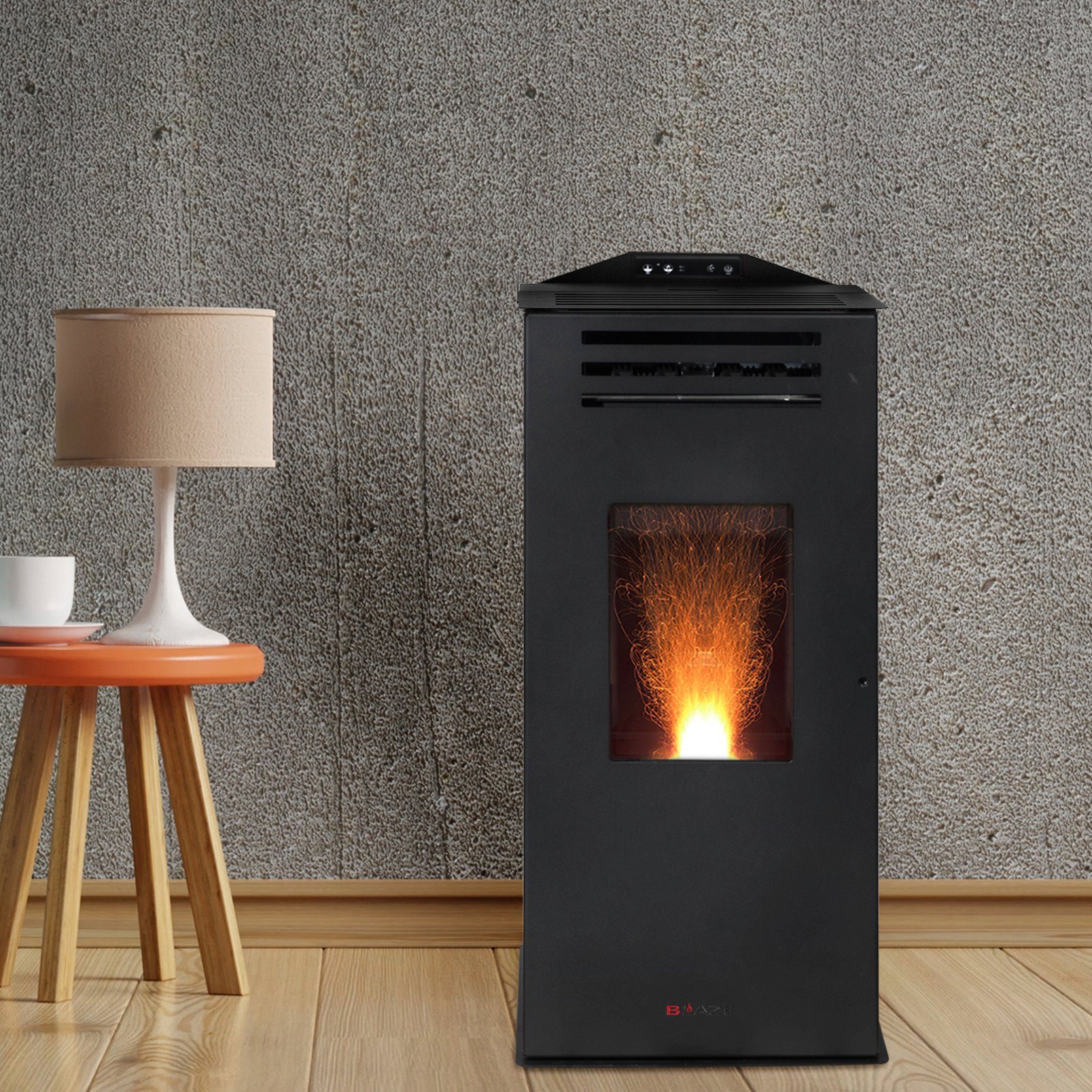 Blaze Pelletofen Anna, 6,3 kW, schwarz