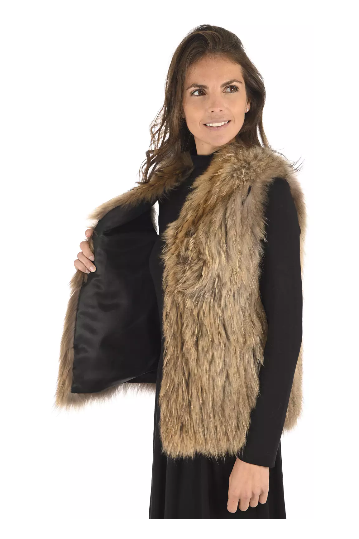 La Canadienne Autres Gilets Femme couleur beige