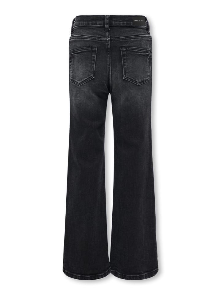 KIDS ONLY Jeans KOGJUICY KOGJUICY LIFE WIDE LEG in washed black günstig kaufen