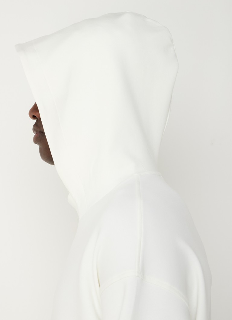 Emporio Armani Hoodie with logo embroidery and drawstring