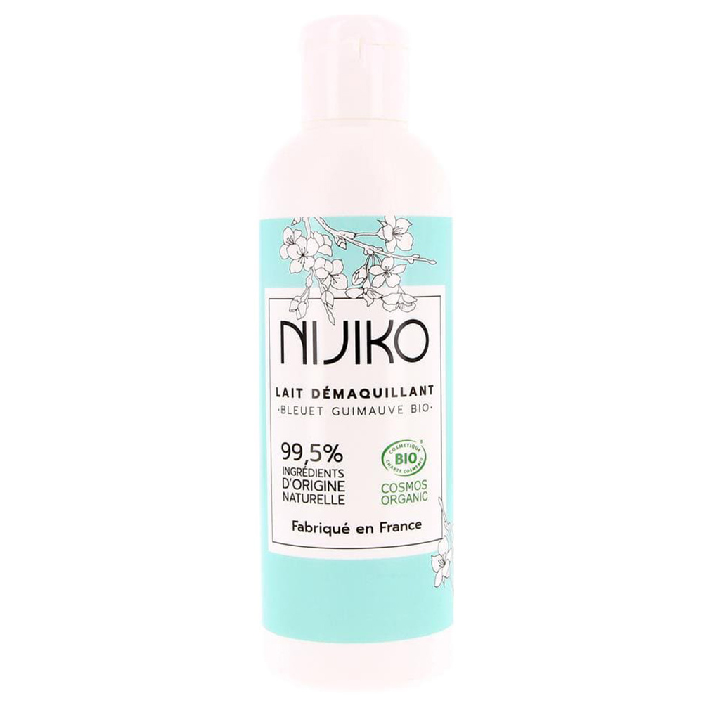 nijiko Lait Démaquillant Bio Bleuet & Guimauve Démaquillant et nettoyant