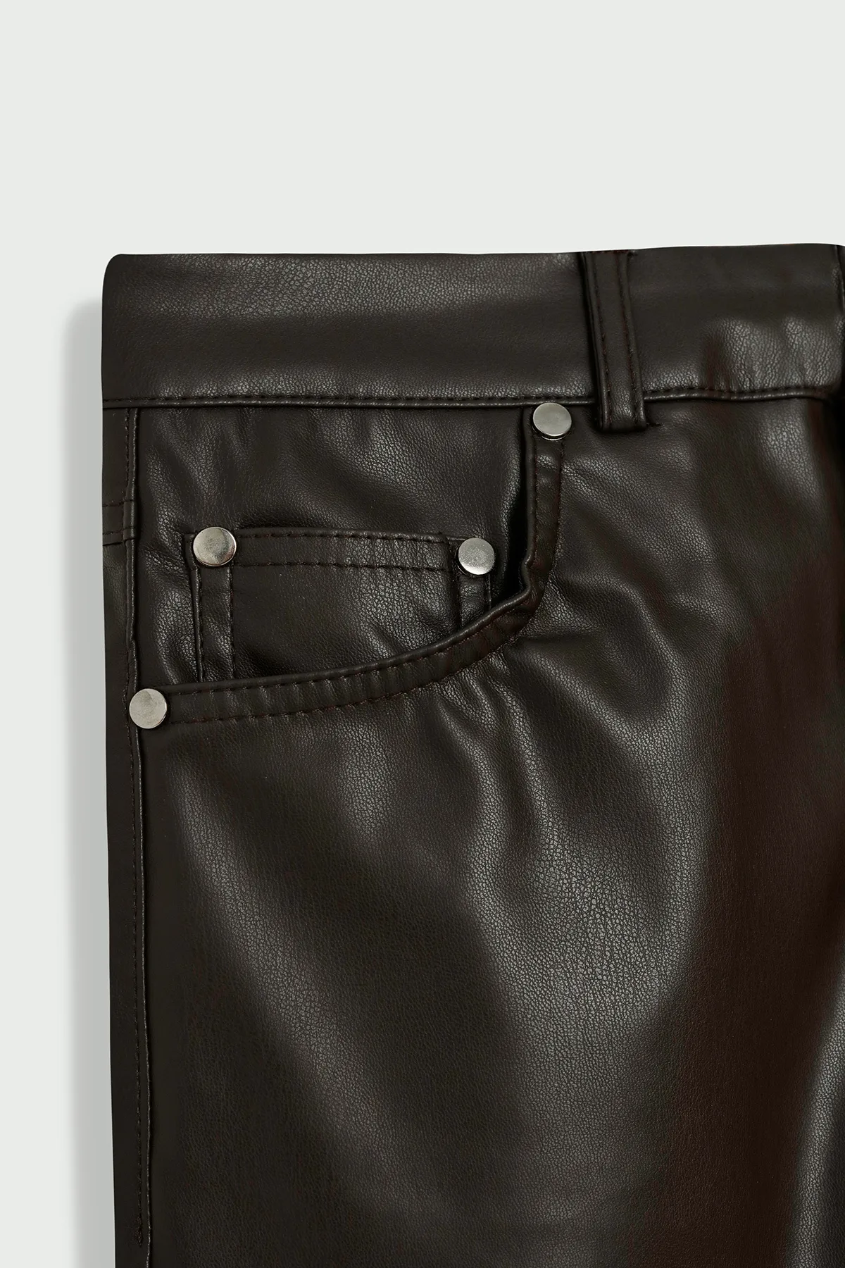 VATKALI  Lederhose Dunkelbraun