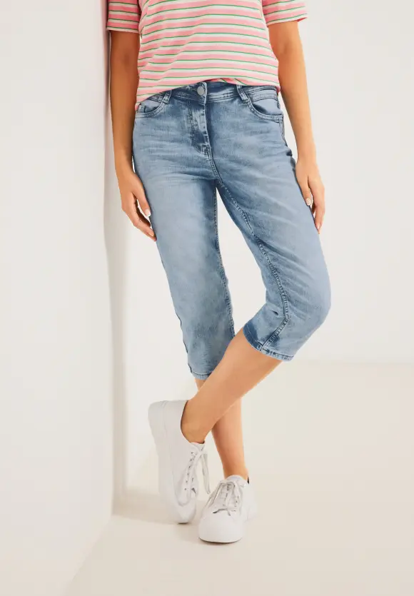CECIL Slim Fit Jeans in 3/4